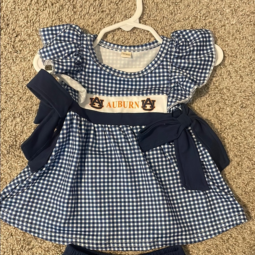 Auburn University Blue Gingham Dress